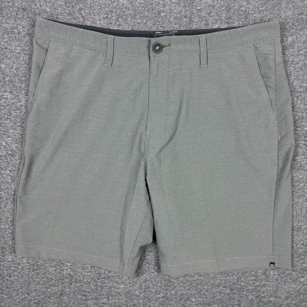 Billabong Surftrek Wick Walk Shorts Mens 38 Gray‎ Chino Dry Stretch Beach Summer